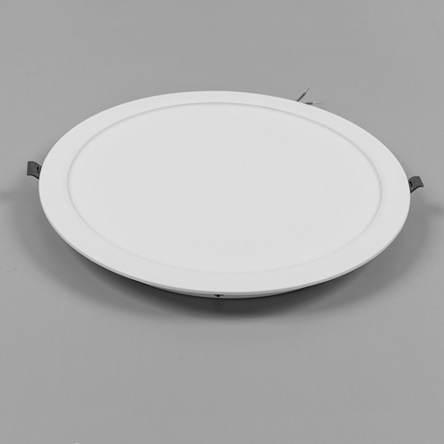 Round recessed plastic small panel