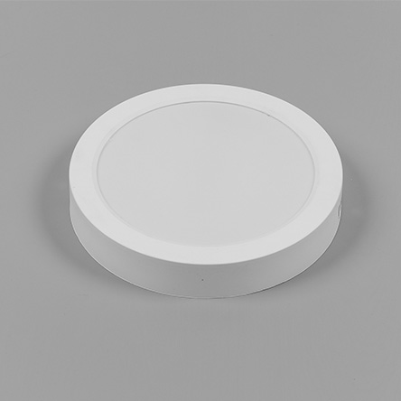 Round exposed plastic panel